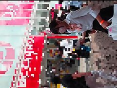 bs6 Sexy Girl Rubs Her Wet Pussy While Out and About