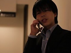 EBWH-079 Sexy Redhead and Asian Babe Share a Hot Man Together