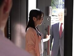 NSPS-586 Adorable Japanese Sweetheart's Talented Mouth Delights Two Men Expertly