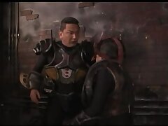 MEBO04_01 Sexy Stockinged Asian Goddess Takes Two Big Cocks Hard