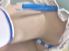 KFC_The_best_COS_Rem Passionate Ride Busty Beauty Soaks Wet on Dildo Master's Cock