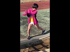 athl_2 Amateur Chick's Double Cock Adventure Unforgettable Pleasure Night