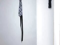 digi-tents_porn_598 Seductive Asian Beauty in Stockings Gets a Steamy Facial Treat