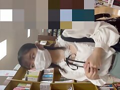 bp185 Blonde Japanese Nanny Tempts Client in Steamy Webcam Show Live!