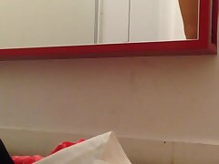 Asian_changing_room_2 Kinky Teacher Undresses Slowly, Revealing Her Sexy Curves for Pleasure