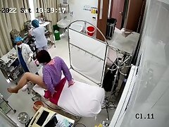 Real_hidden_camera_in_gynecological_cabinet_28 Seductive Japanese Goddess Kneels to Worship His Enormous Manhood